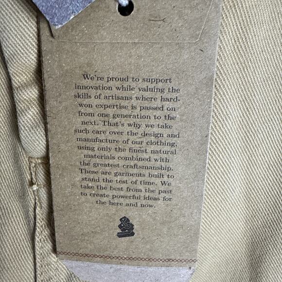 & Sons Trading Co Virgil Chino Men 40x33 Khaki Pants Trouser Workwear New NWT - Picture 8 of 14